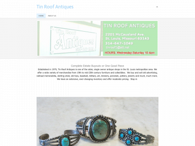 tinroofantiques.com snapshot