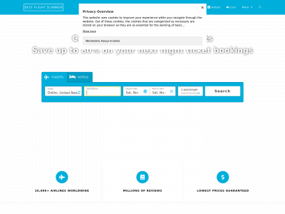 bestflightscanner.com snapshot