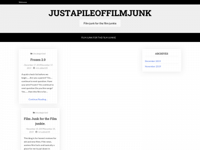 justapileoffilmjunk.com snapshot