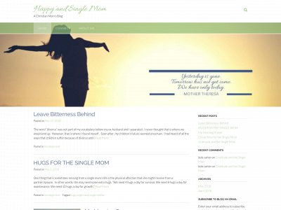 happyandsinglemom.com snapshot