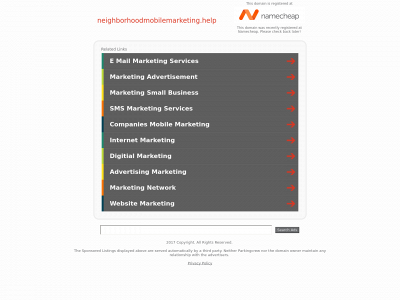 neighborhoodmobilemarketing.help snapshot