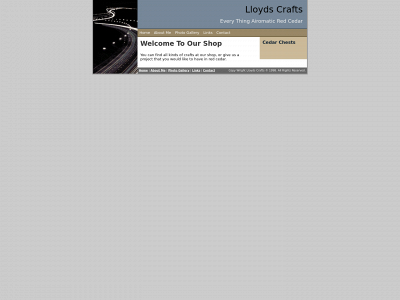 lloyds-crafts.com snapshot