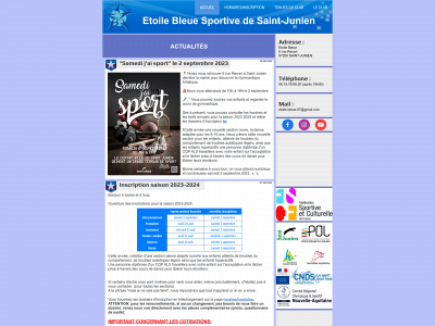 etoilebleue87.fr snapshot
