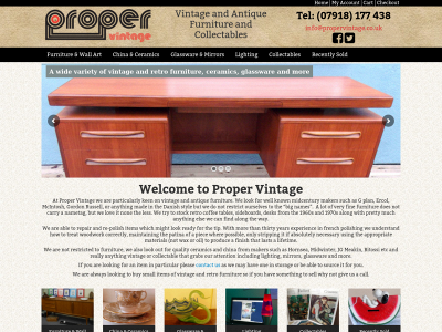 propervintage.co.uk snapshot