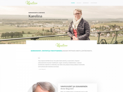 karelina.fi snapshot