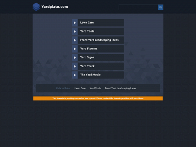 yardplate.com snapshot
