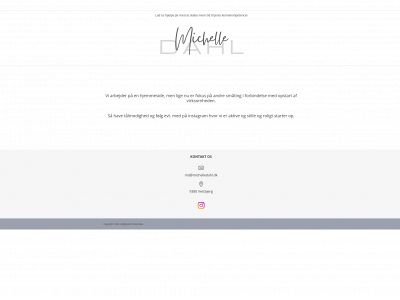 michelledahl.dk snapshot