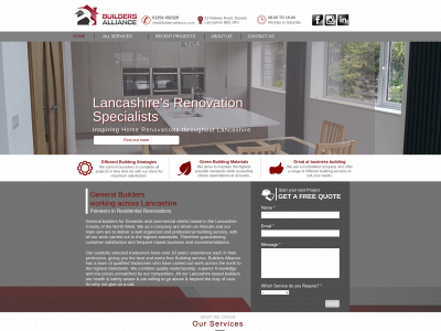 lancashirebuilder.co.uk snapshot