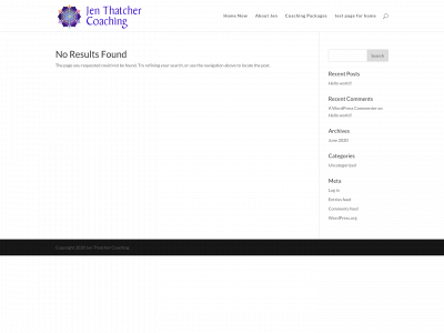 jenthatchercoaching.com snapshot