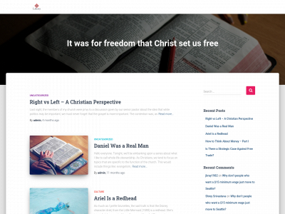 libertyandchrist.com snapshot