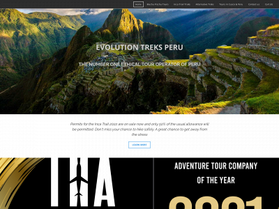 evolutiontreksperu.com snapshot