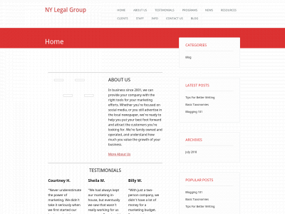 nylegalgroup.com snapshot