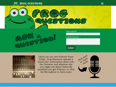 frogquestions.com snapshot