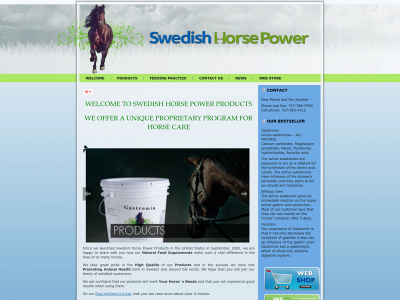 swedishhorsepower.com snapshot