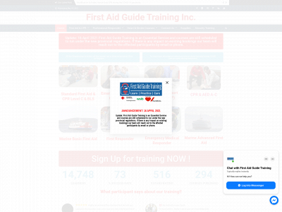 firstaidguidetraining.ca snapshot