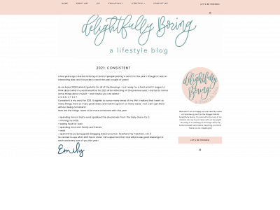 delightfullyboring.com snapshot