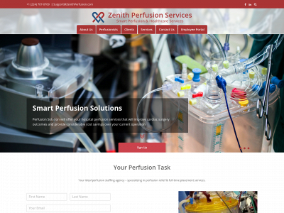 zenithperfusion.com snapshot