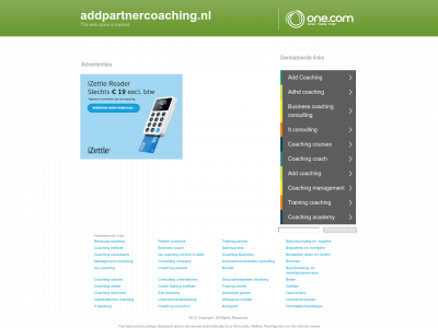 addpartnercoaching.nl snapshot