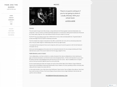 feebandthequeen.com snapshot