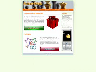 riiseweb.no snapshot