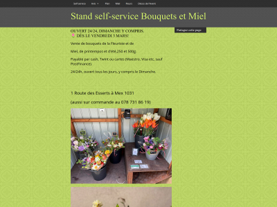 self-service-bouquets-miel.ch snapshot