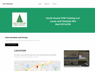southsoundcpr.com snapshot