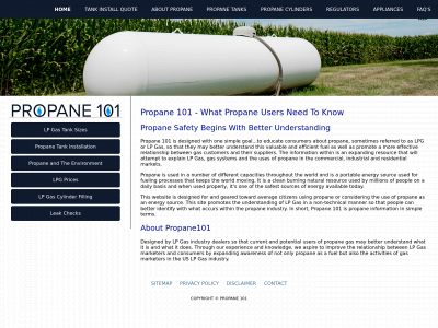 propane101.com snapshot