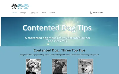 contenteddog.tips snapshot