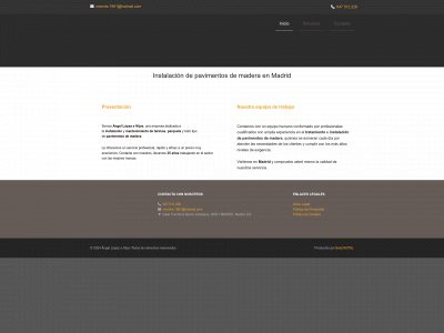 www.parquetsangellopezehijos.com snapshot