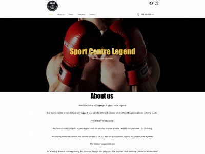 sportcentrelegend.com snapshot