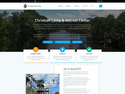 pineywoodscamp.com snapshot