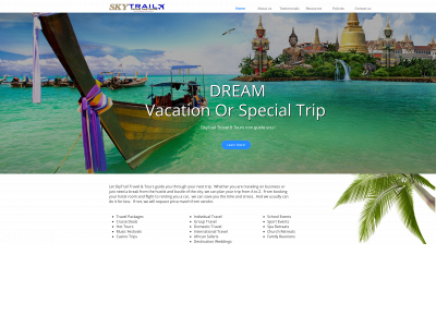 skytrailtravel.com snapshot
