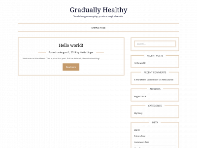 graduallyhealthy.com snapshot