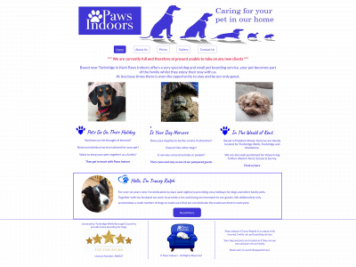 pawsindoors.info snapshot