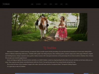www.tjstables.ca snapshot