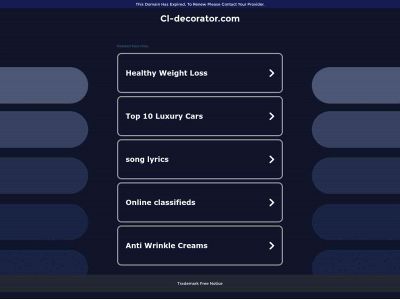 www.cl-decorator.com snapshot