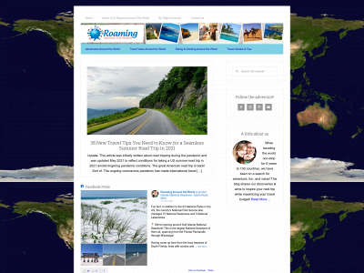 roamingaroundtheworld.com snapshot