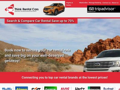 thinkrentalcars.com snapshot