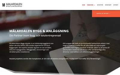 malardalenbygg.se snapshot