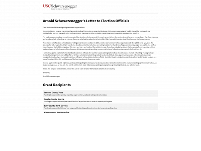 pollingaccessgrants.org snapshot