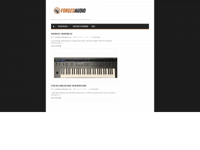 forgedaudio.com snapshot