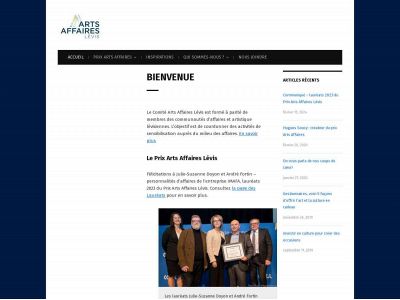 artsaffaireslevis.ca snapshot