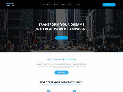 pryntdigital.com snapshot