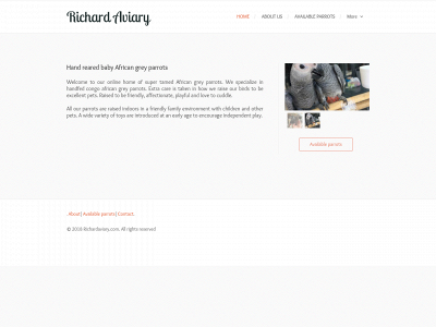 www.richardaviary.com snapshot