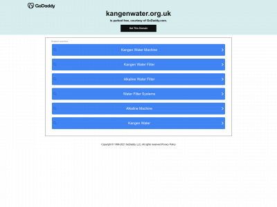 kangenwater.org.uk snapshot
