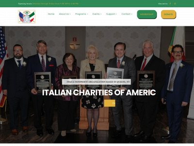 italiancharities.org snapshot