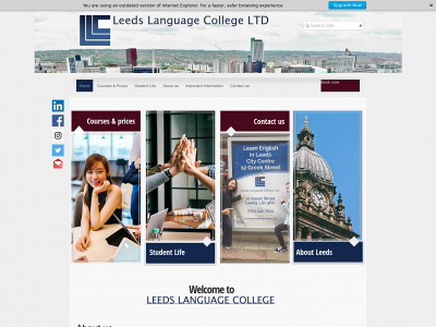 leedslanguagecollege.com snapshot