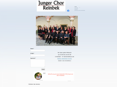 junger-chor-reinbek.com snapshot