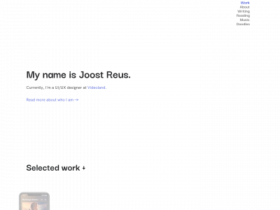 joostreus.com snapshot
