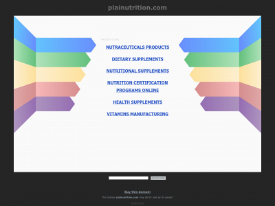 plainutrition.com snapshot
